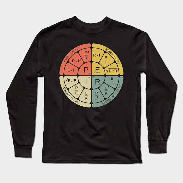 Electrical Power formula wheel Long Sleeve T-Shirt by BramCrye